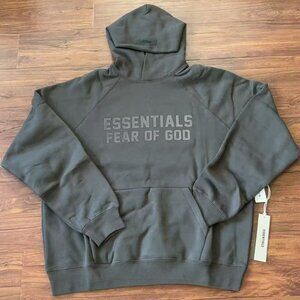 ESSENTIALS OFFBLACK HOODIE M SIZE